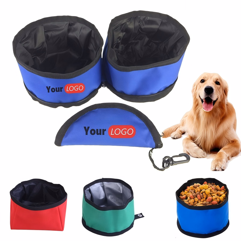 Oxford Cloth Folding Travel Dog Bowl