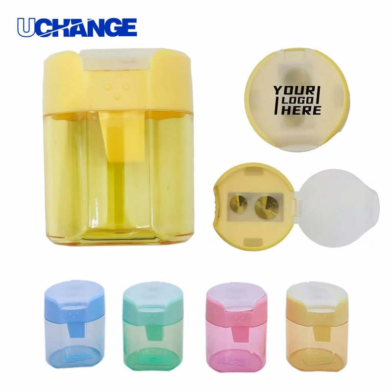 Double Hole Pencil Sharpener Cylinder Tool
