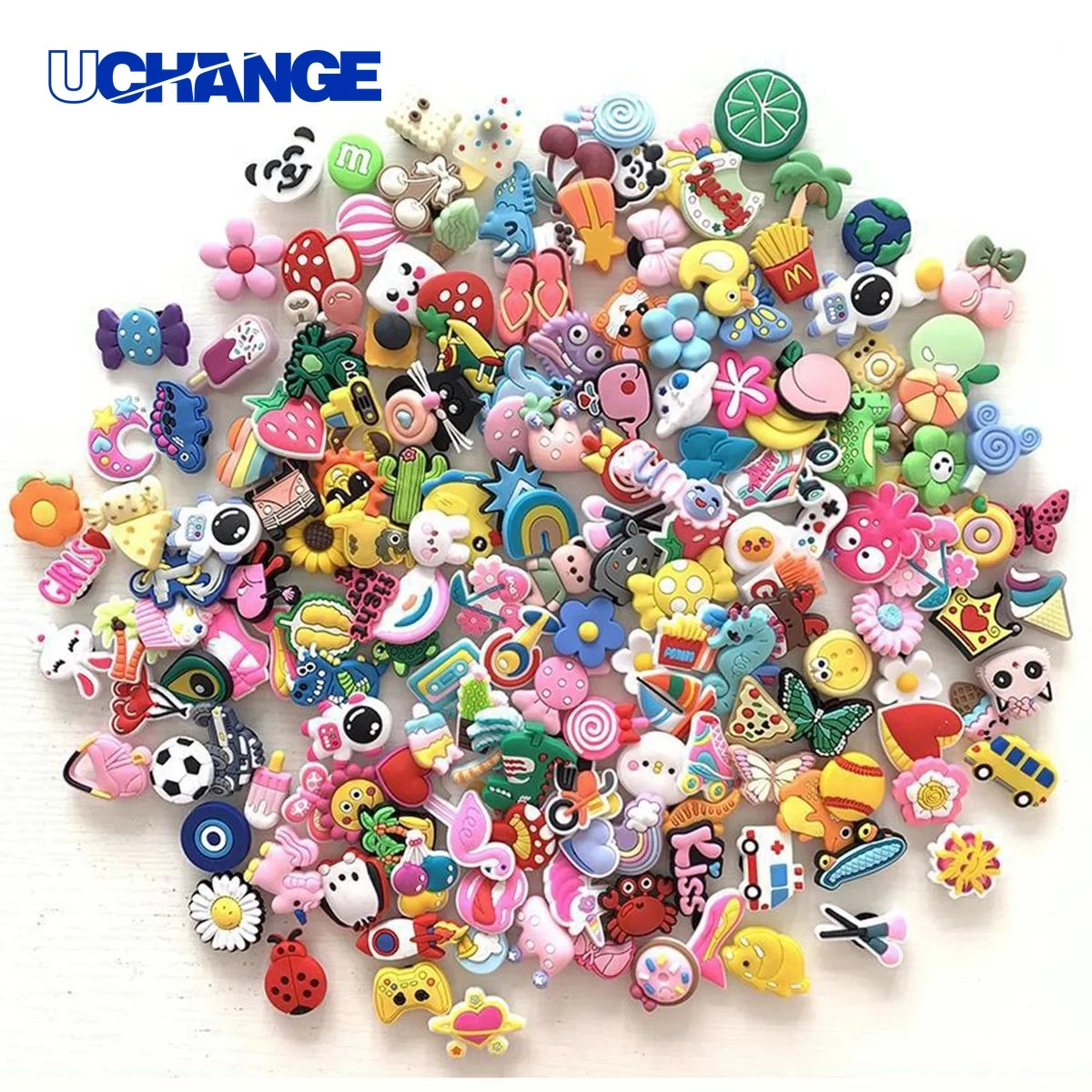 PVC Shoe Charm Flower Accessory 1