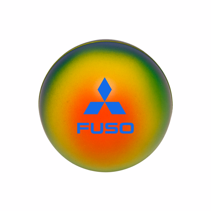 Rainbow Stress Reliever w/ Custom Logo Stress Balls