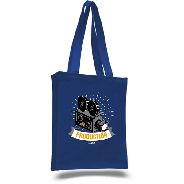 Sublimation 12 oz Poly Canvas Tote Bag - 18.5"W x 14.5"H x, custom tote bag with logo imprint 1