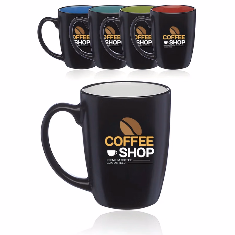 Dual Colored Ceramic Java Cup