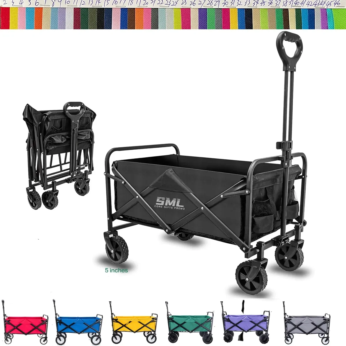 Heavy Duty Collapsoble Convertible Stroll Utility Wagon 1