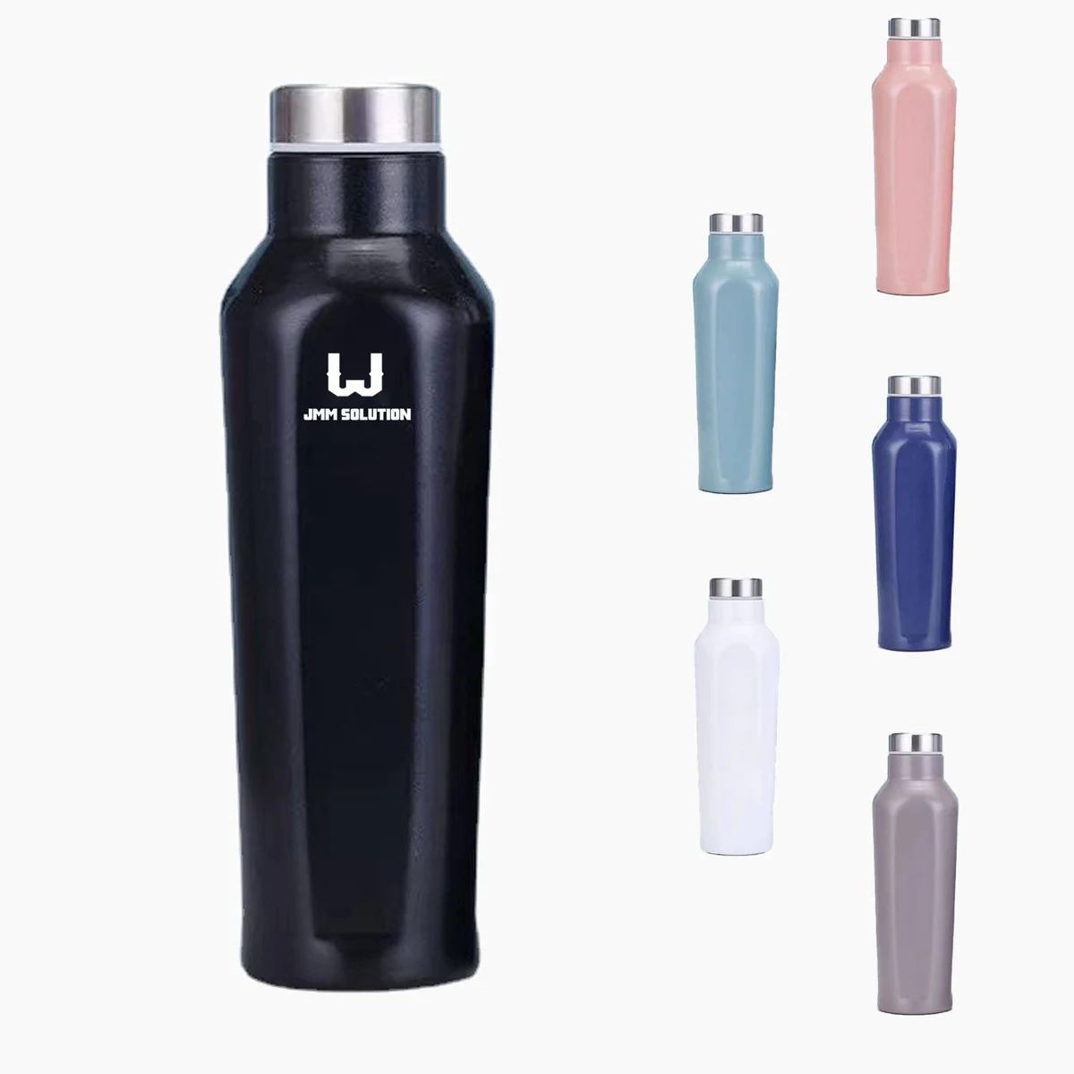 17OZ Square Stainless Steel Insulated Water Bottle, custom water bottle with logo imprint 1