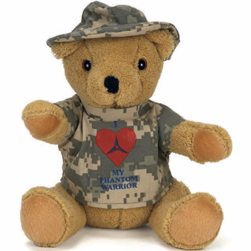 10" Digital Camouflage Bear