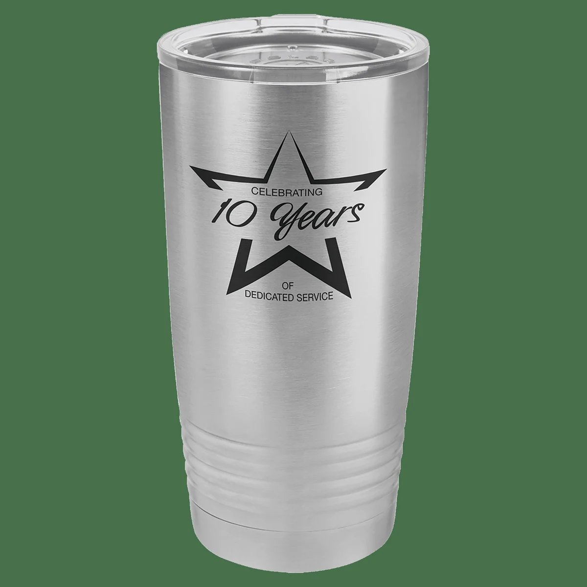 Polar Camel 20 oz. Stainless Steel Vacuum Insulated Ringneck Tumbler with Clear Lid 1