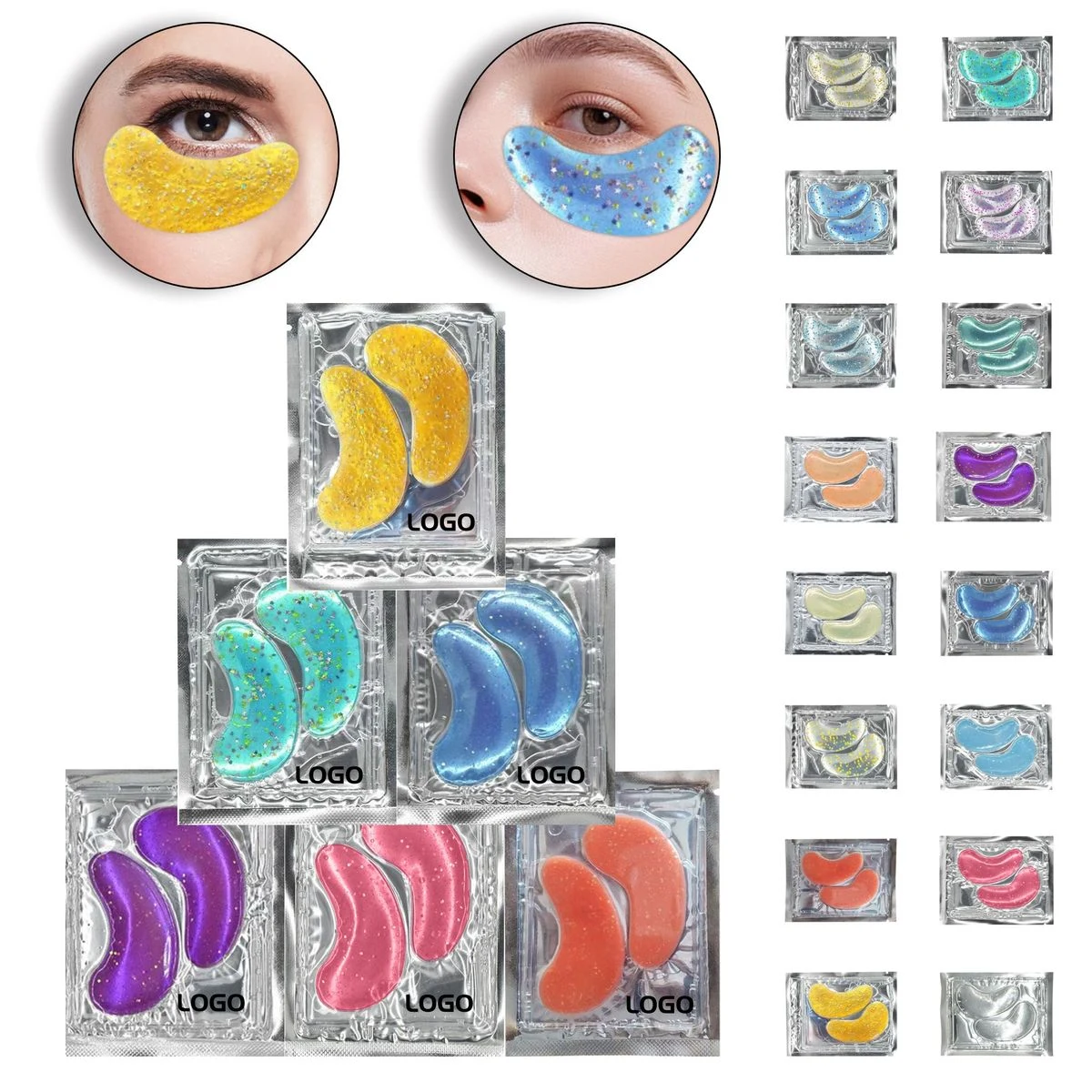 Firming Crystal Collagen Eye Patches - Moisturizing Skin 1