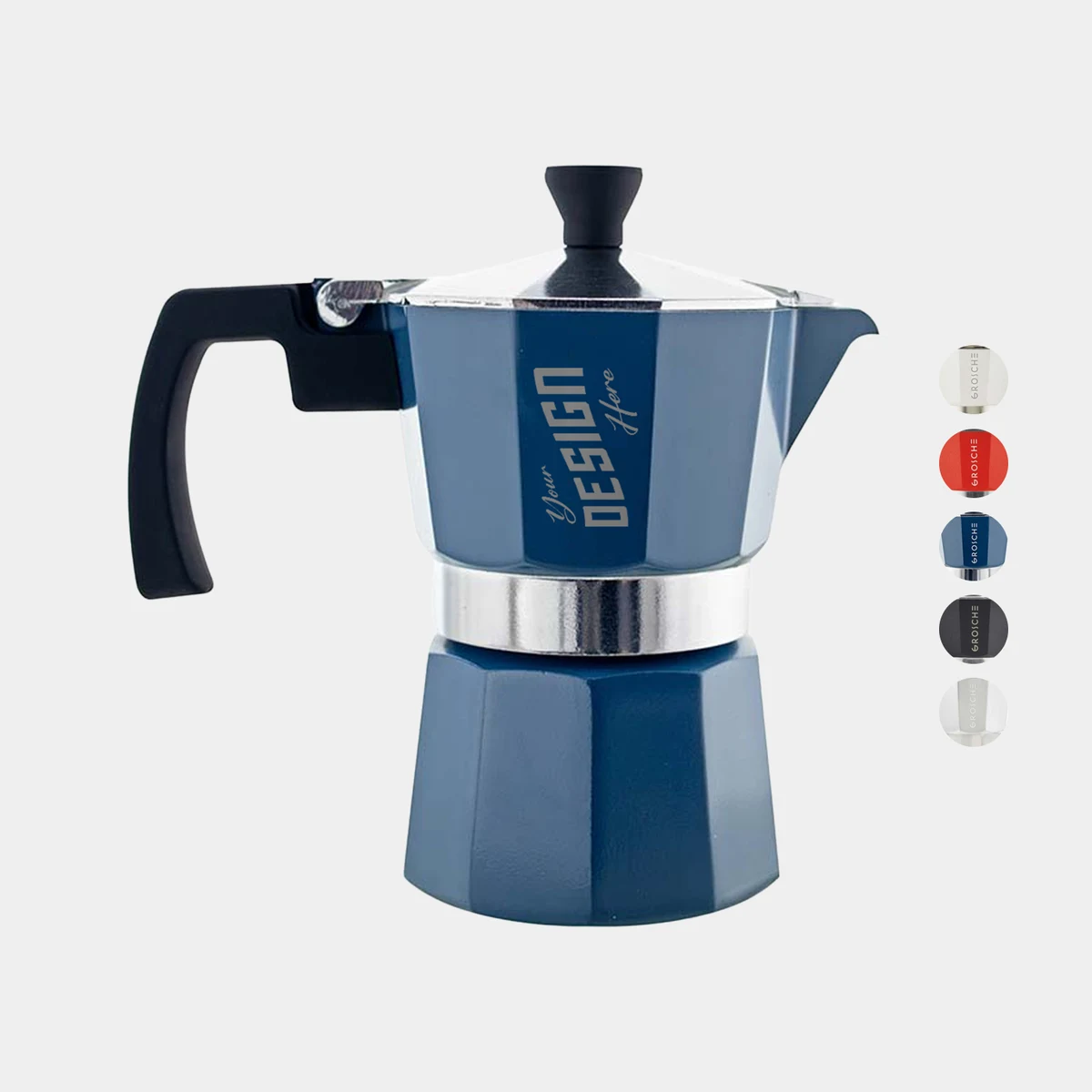 GROSCHE® MILANO 3 Cup Stovetop Moka Pot Espresso Coffee Maker 1
