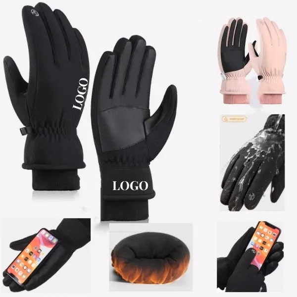 Windproof Waterproof Ski Winter Gloves for adult