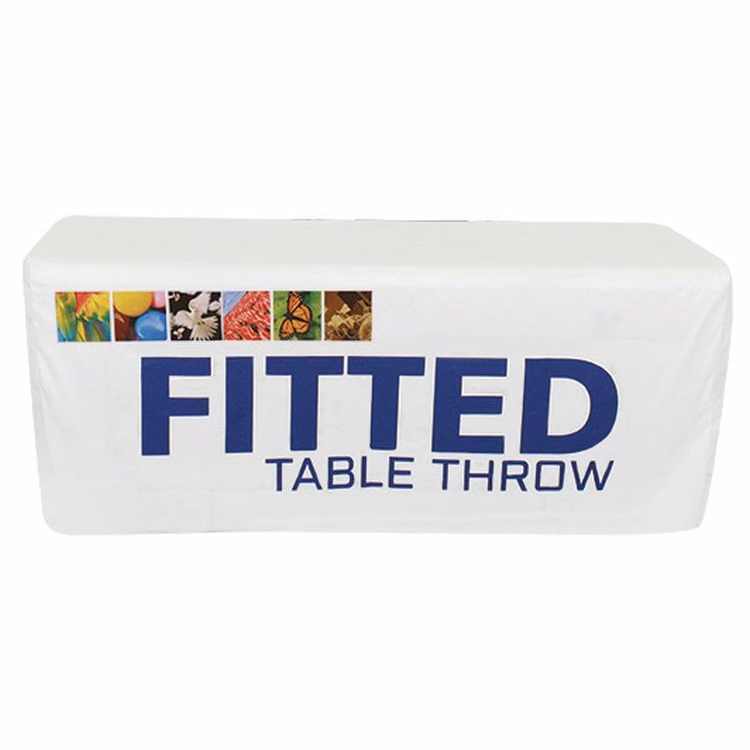 Fitted 8' Dye Sub Printed Table Throw