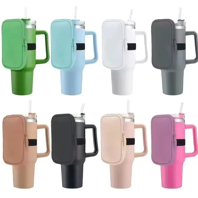 Water Bottle Zipper Pouch for 40 Oz. Tumbler 1