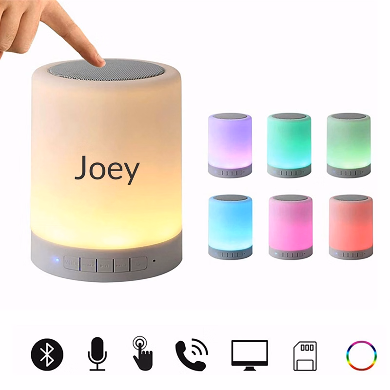 Elecstars Touch Bedside Lamp with Bluetooth Speaker