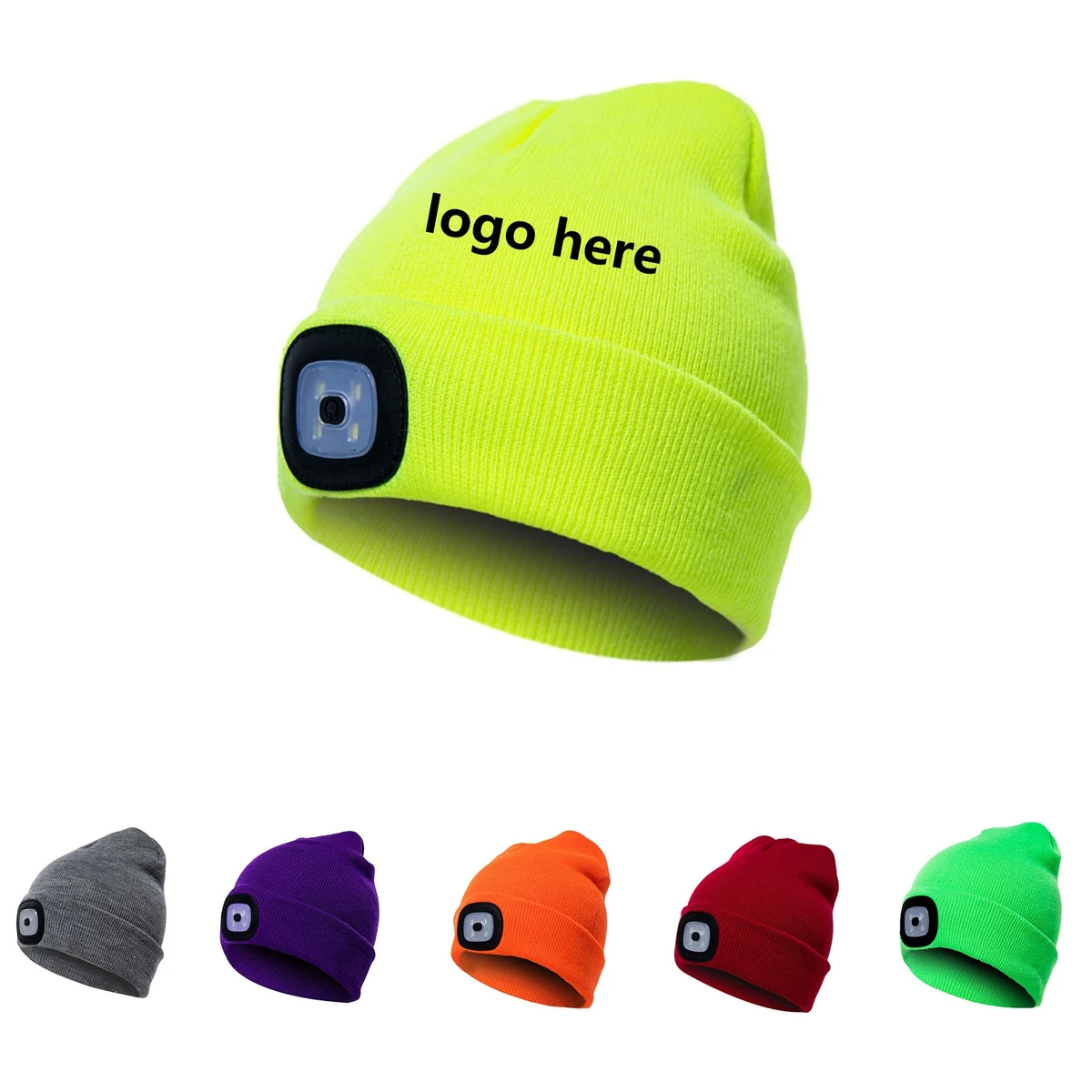 LED Beanie with Light 1