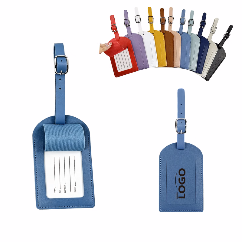 Travel Faux Leather Baggage Tags
