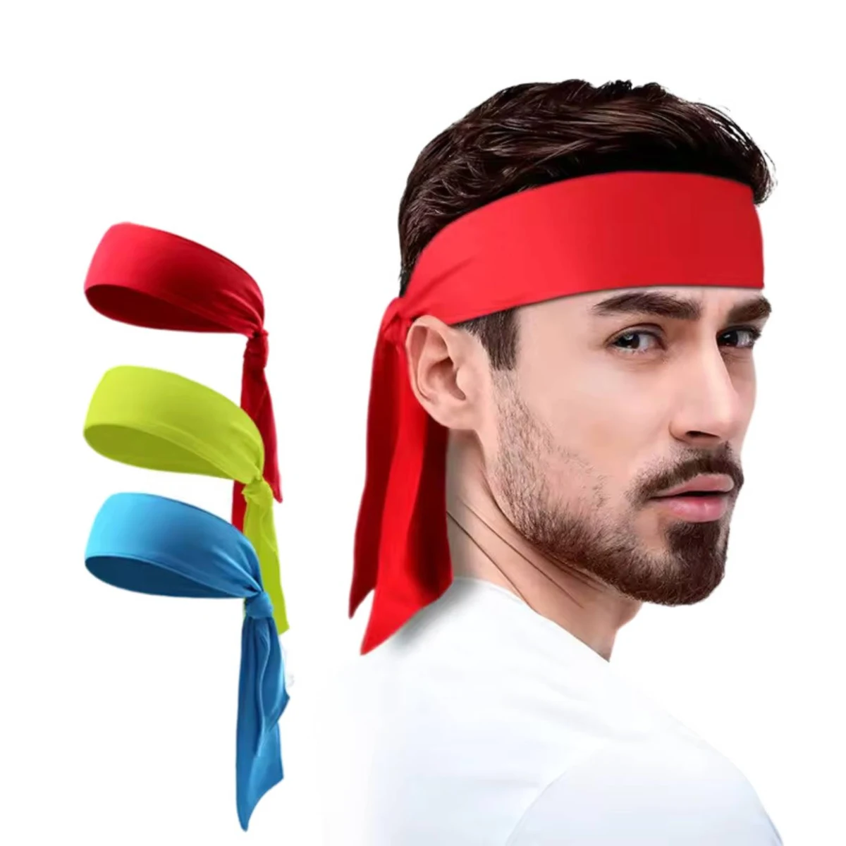 Athletic Tie-Up Non-Slip Headband 1