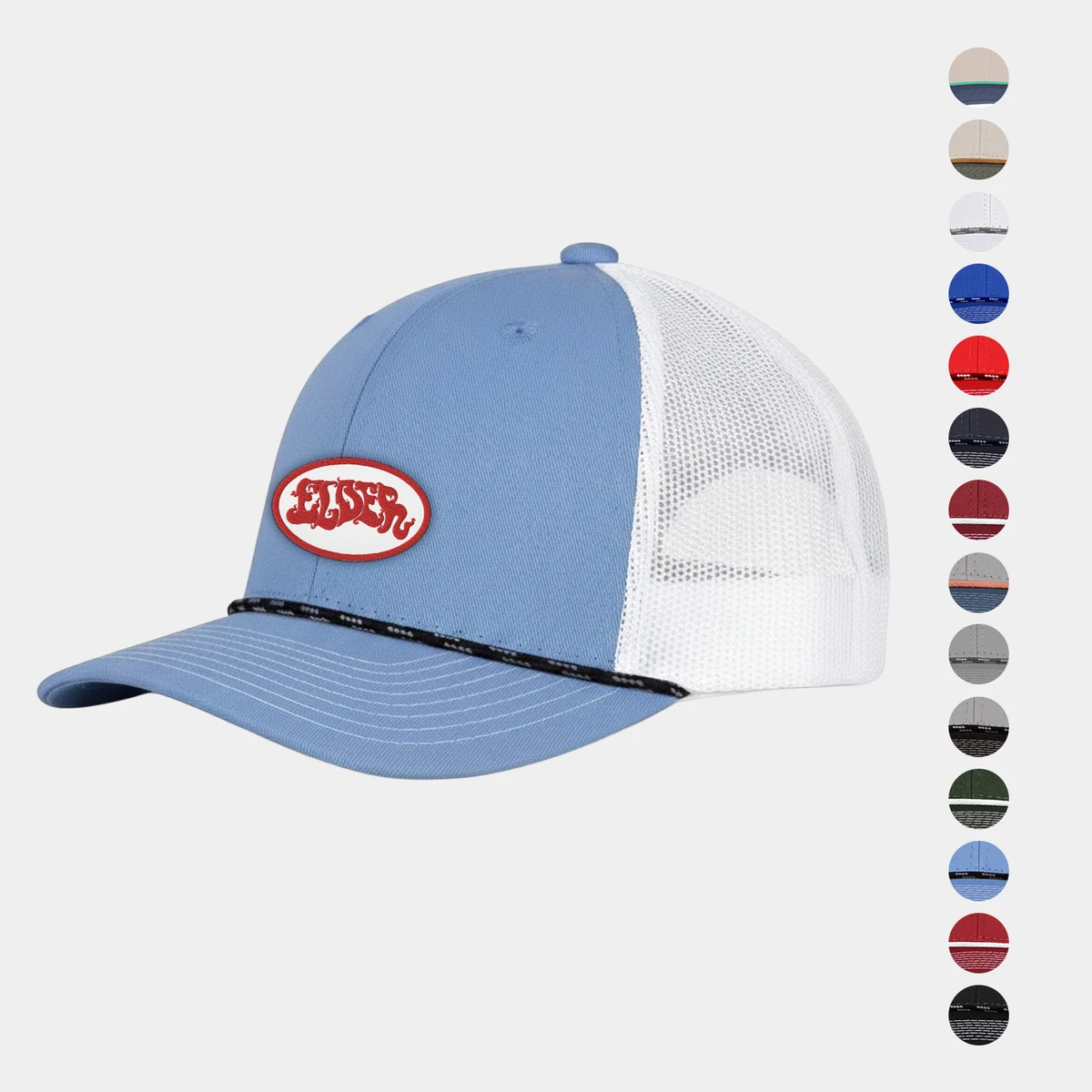 Cotton Twill Everyday Trucker Cap with Rope Trim 1