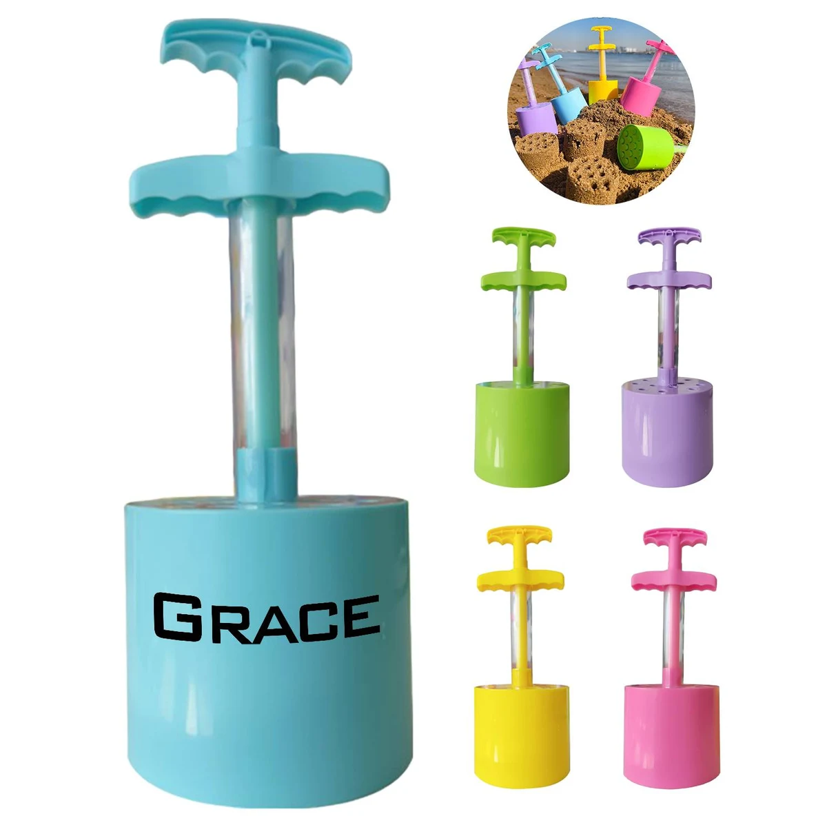 Plastic Beach Sand Snow Mold Toy 1