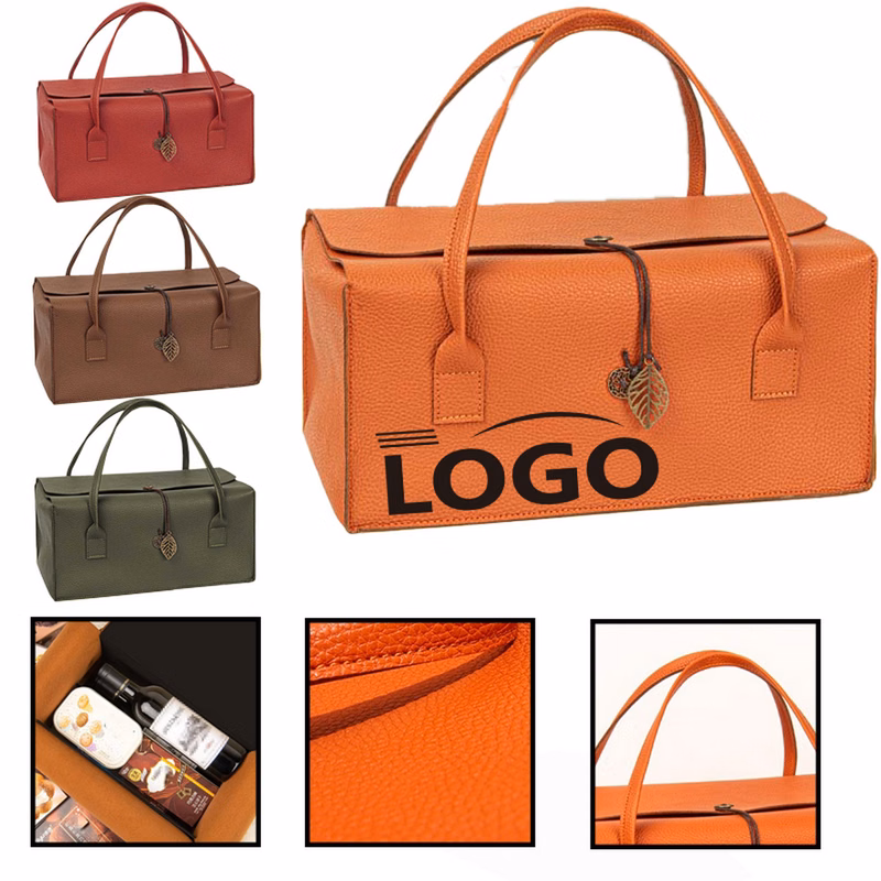 Business High-End Leather Gift Wine Gift Box