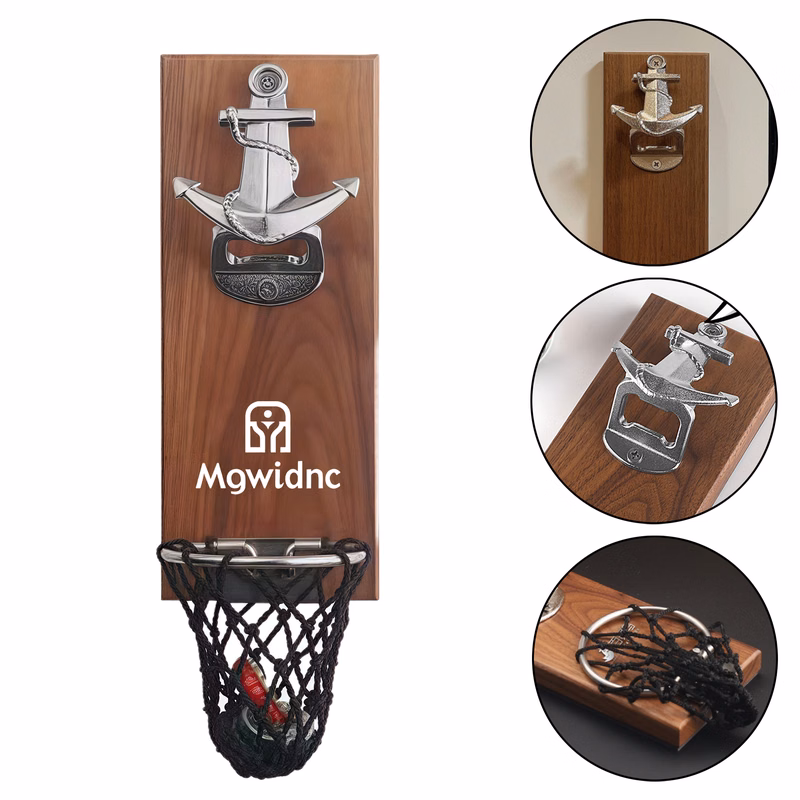 Anchor Fridge Magnet with Bottle Opener