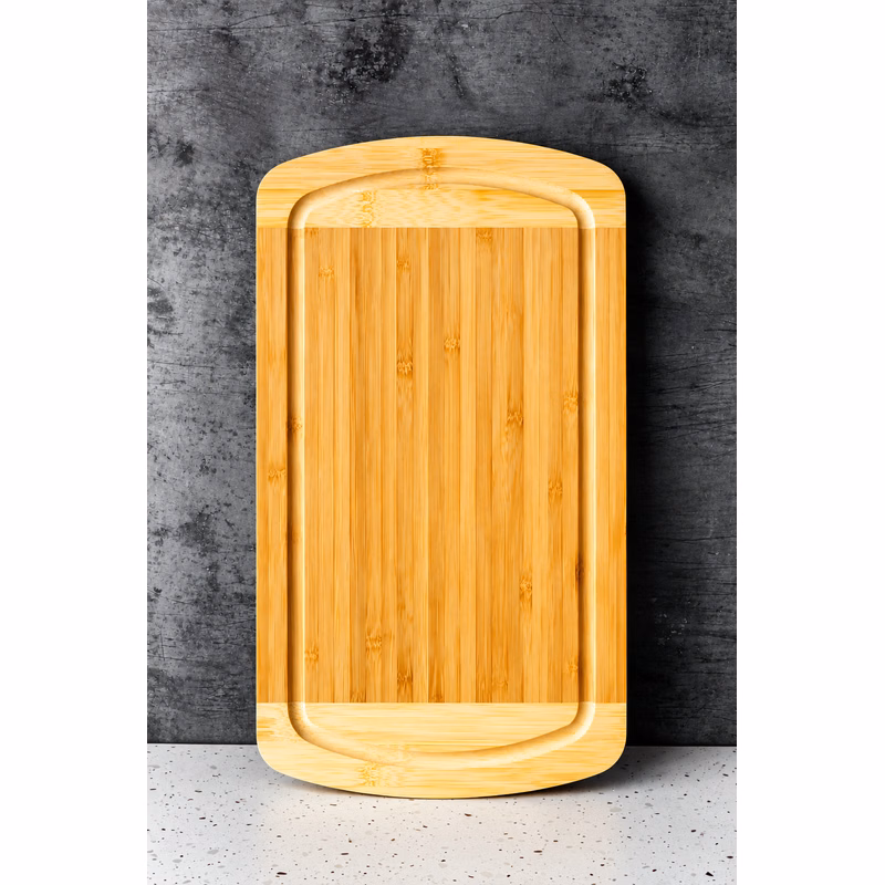 12" x 8" Medium Bamboo Fiji Cutting Board