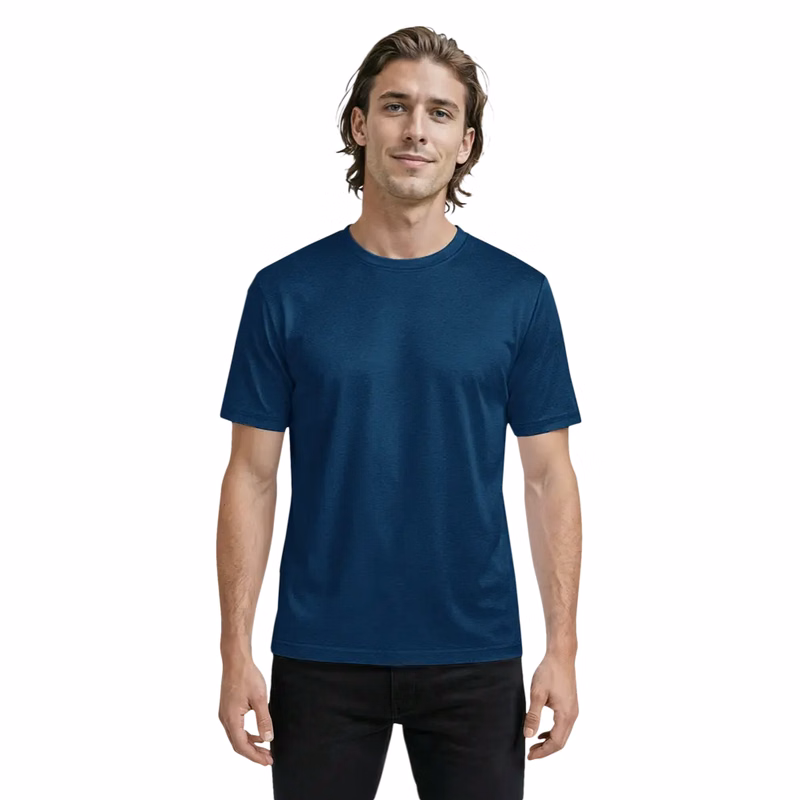 Men's Heathered Crew Neck Tee