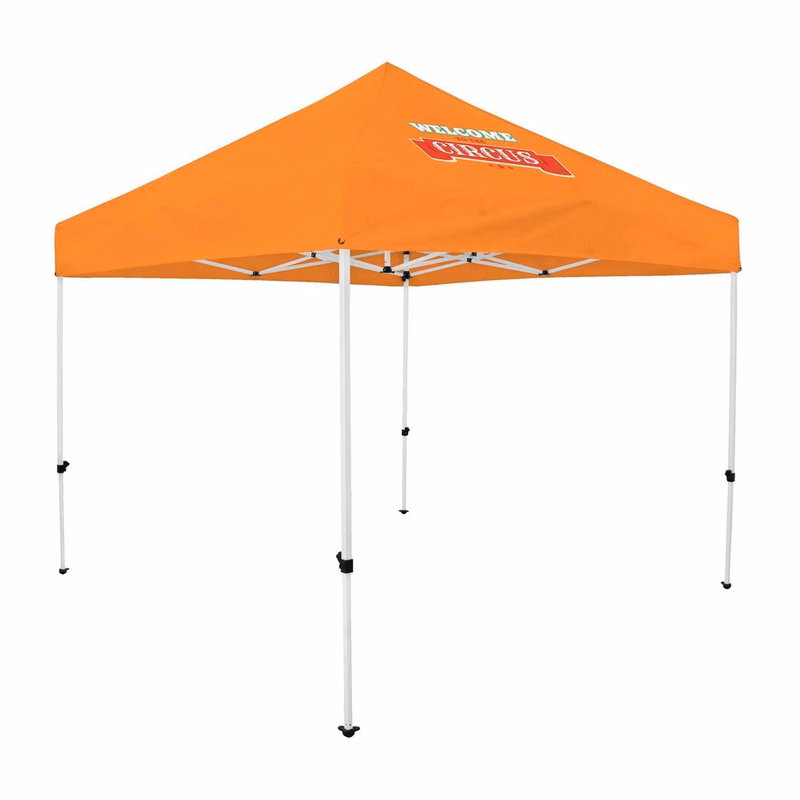 24-Hour Quick Ship Economy 10' Tent Kit (Full-Color Imprint, 1 Location)