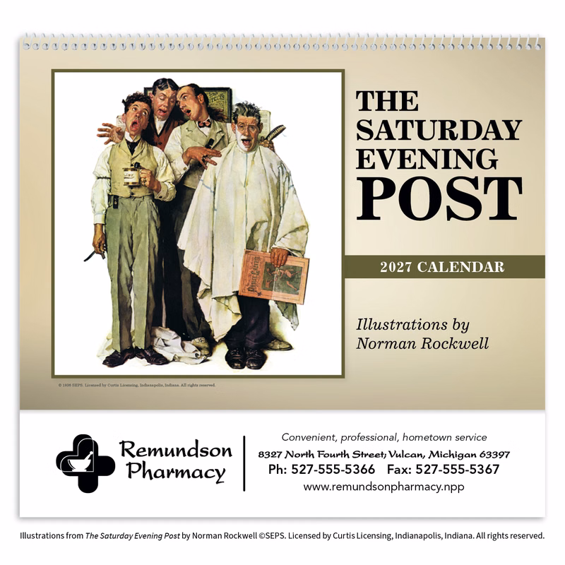 Triumph® Calendars The Saturday Evening Post Pocket Calendar