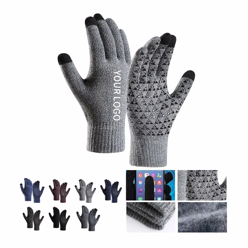 Acrylic Touch Screen Gloves Customizable with Logo for Winter