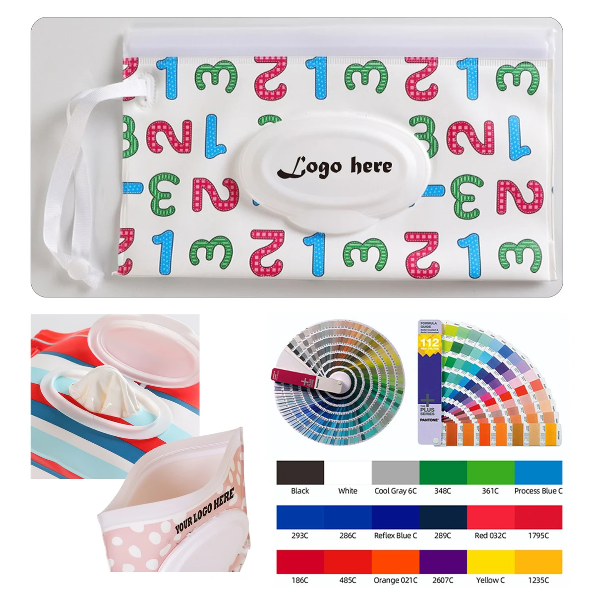 Flip-Top Detachable Tissue Paper Bag 1