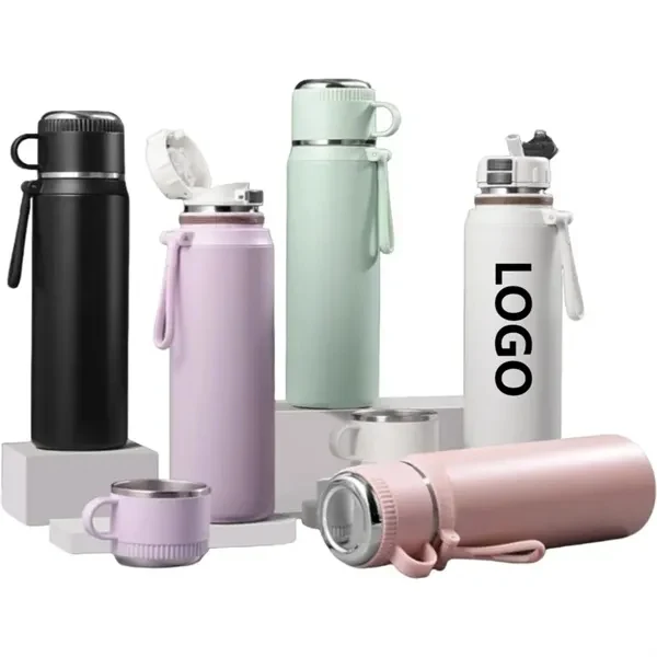 Portable 316 Insulated Cup for Commutes, Fitness and Travel, custom water bottle with logo imprint 1