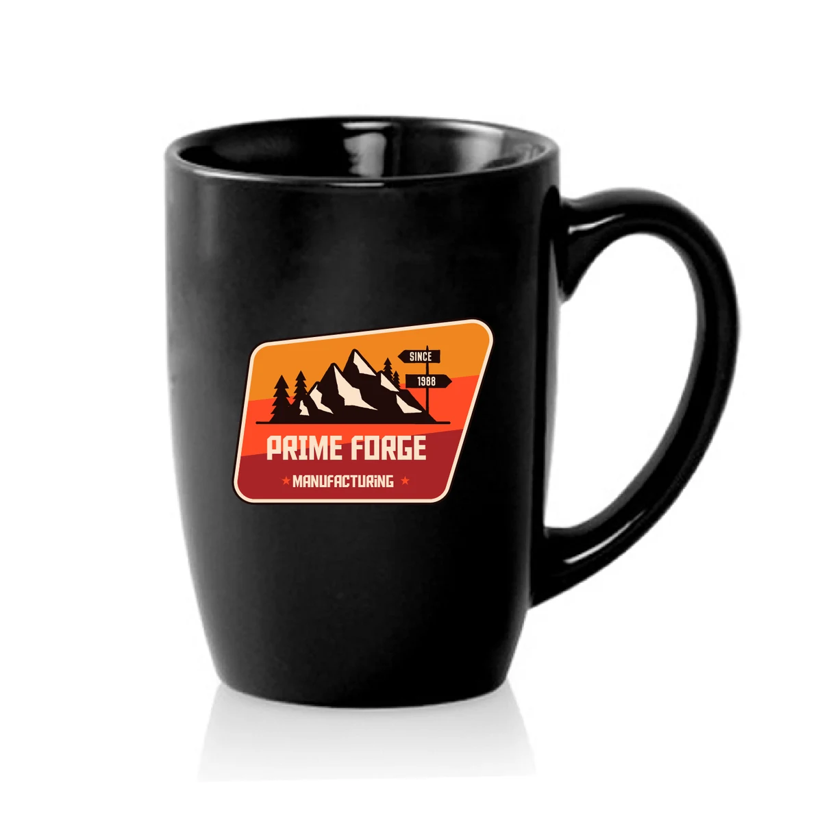 16 oz. Classic Mocha Ceramic Mug (Full Color Imprint) 1
