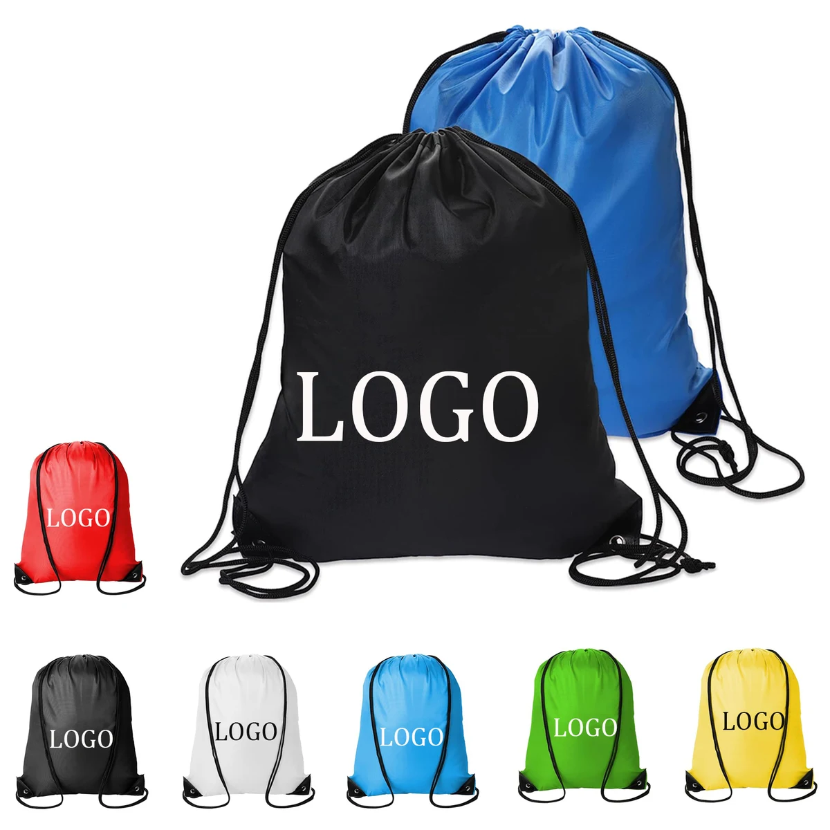 Customizable Polyester Drawstring Backpack 1
