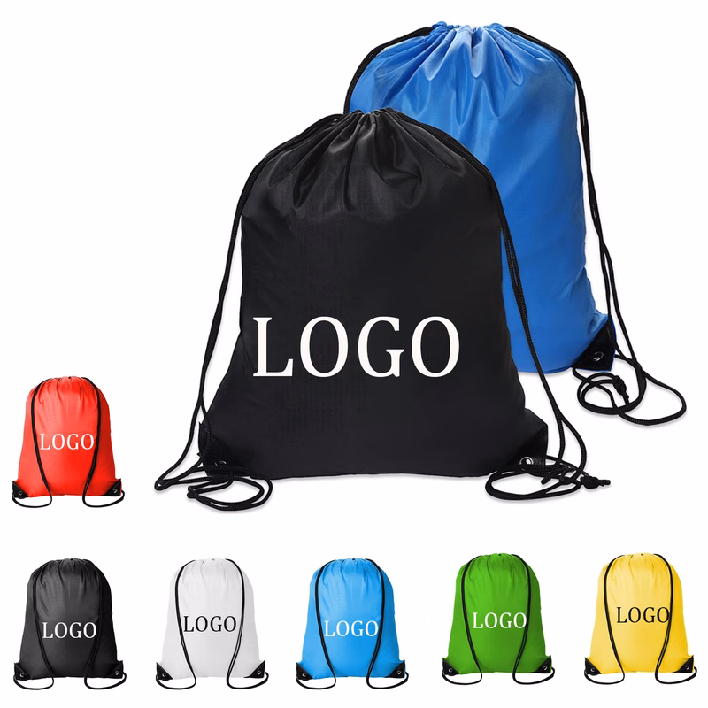 Customizable Polyester Drawstring Backpack