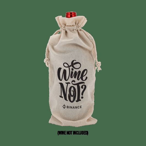 Linen Wine Gift Bag