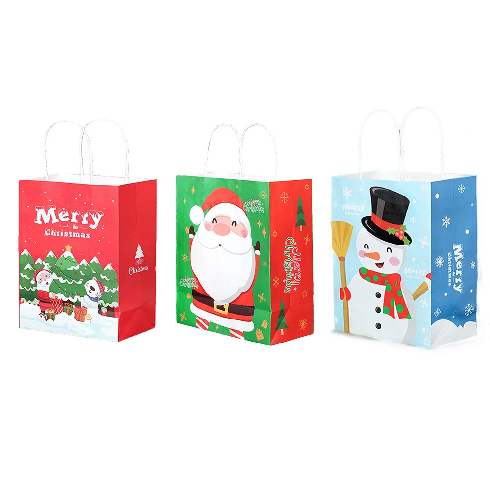 Christmas Kraft Paper Shopping Bag 1
