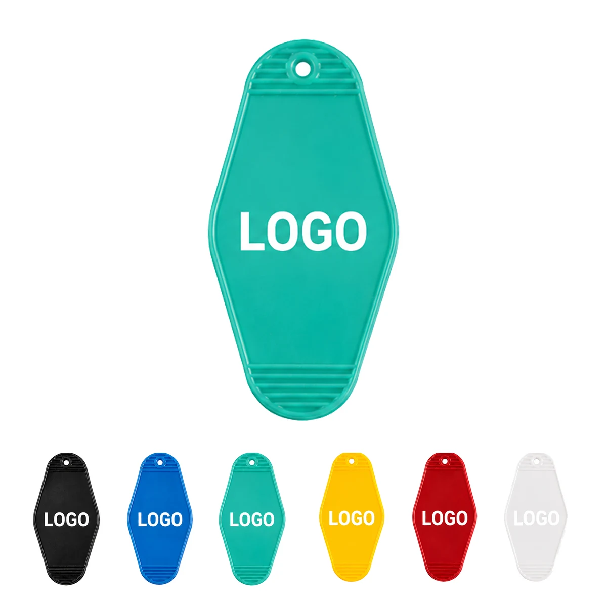 Plastic Key Tag With Ring Holder 1