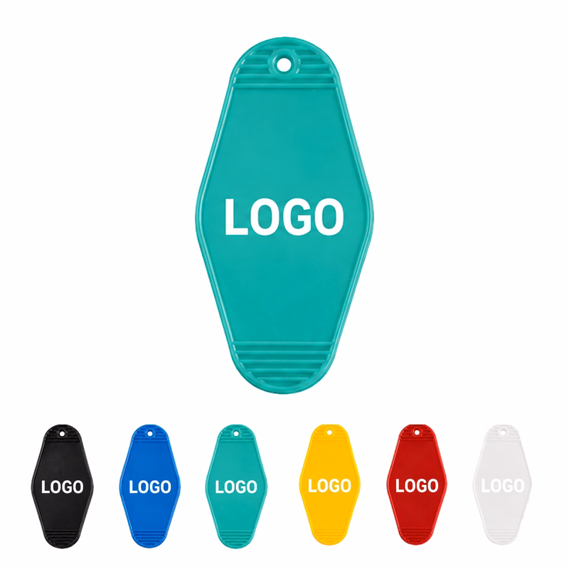 Plastic Key Tag With Ring Holder