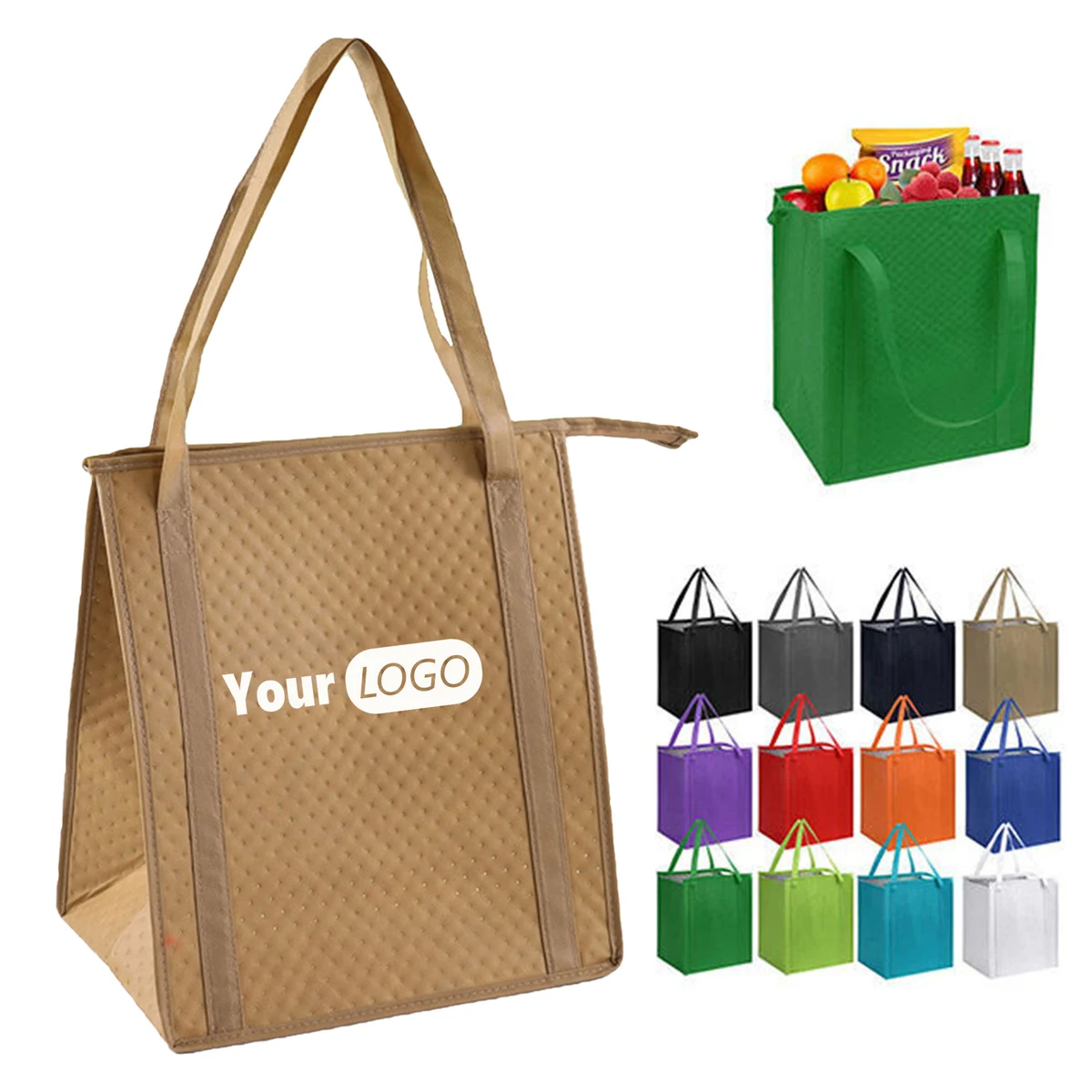 Large Capacity Non-woven Aluminum Foil Insulation Bag 1