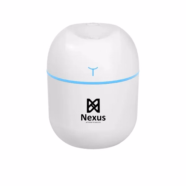 Custom Mini USB Portable Humidifier with Night Light — Office & Sleep Aid