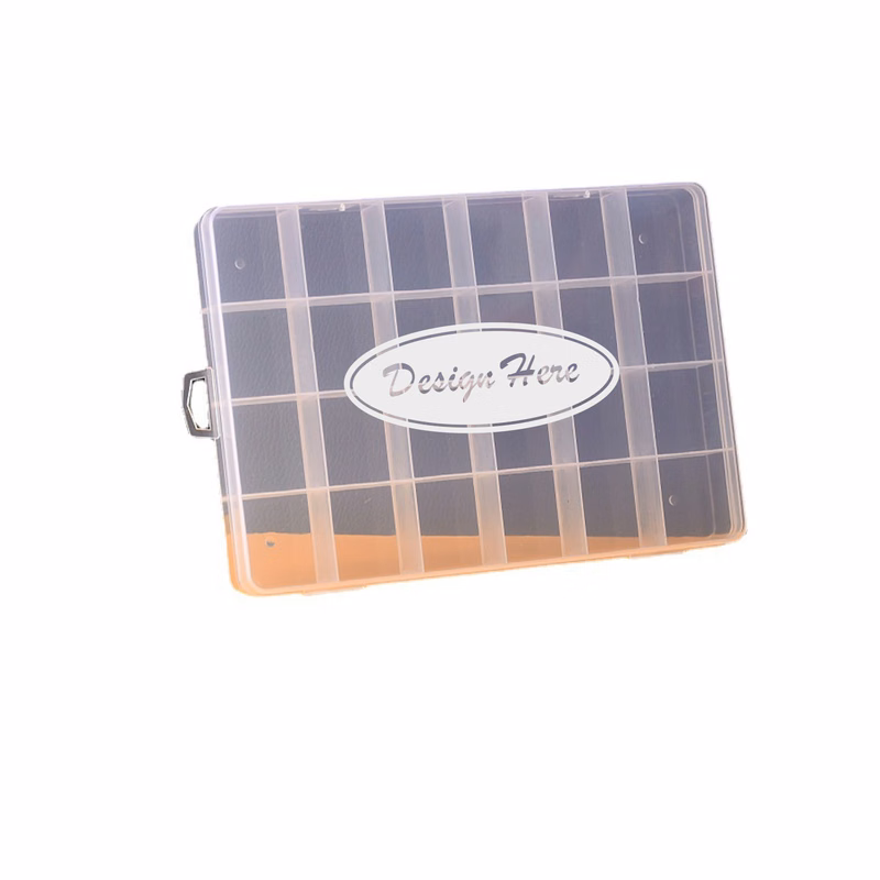Beads Organizer Tackle Boxes with Dividers Plastic Storage