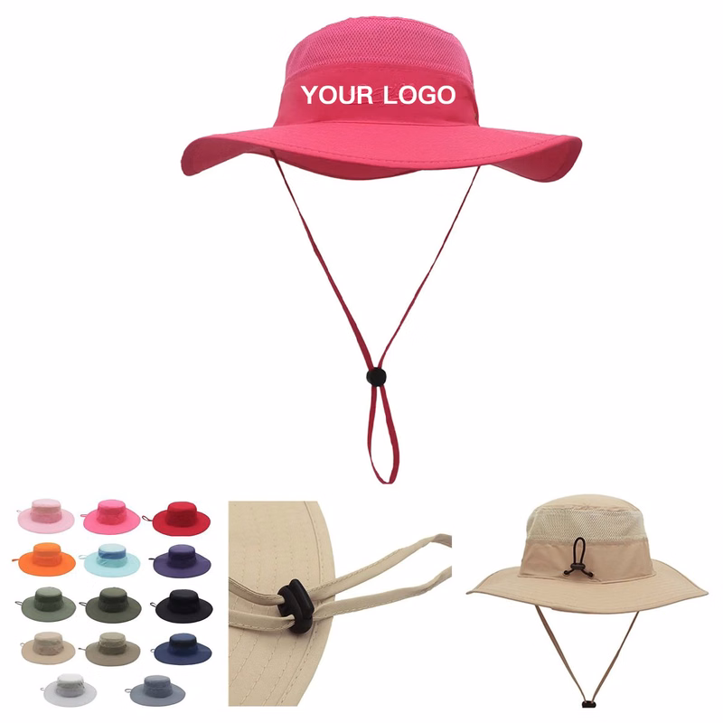 Packable Mesh Nylon Bucket Hat for Fishing Trips