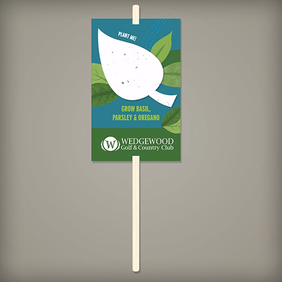 Single-Sided Herb Planting Sticks