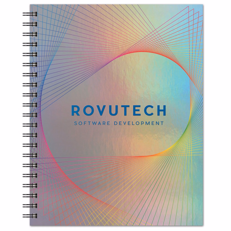 Holographic Rainbow - Large NoteBook