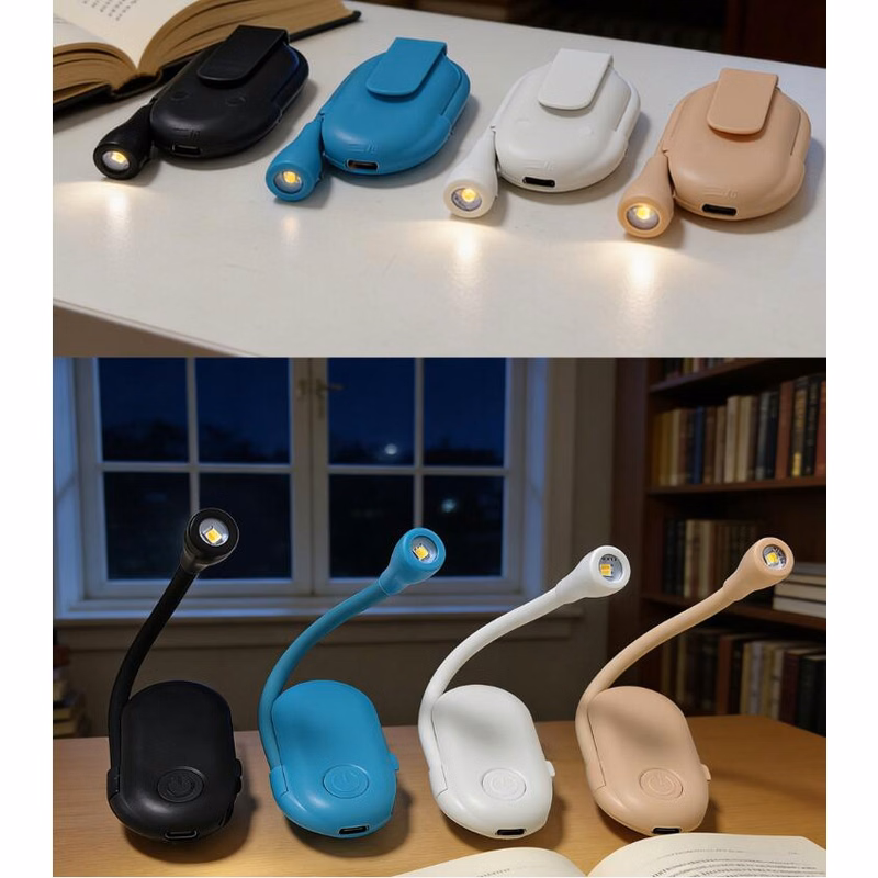 Portable USB Clip-On Reading Light