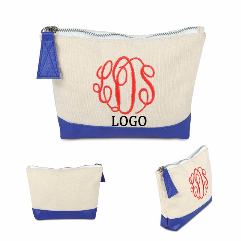 Large Canvas Travel Cosmetic Bags