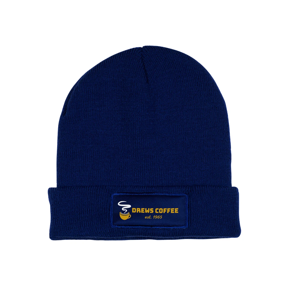 Knit Beanie With Patch 1