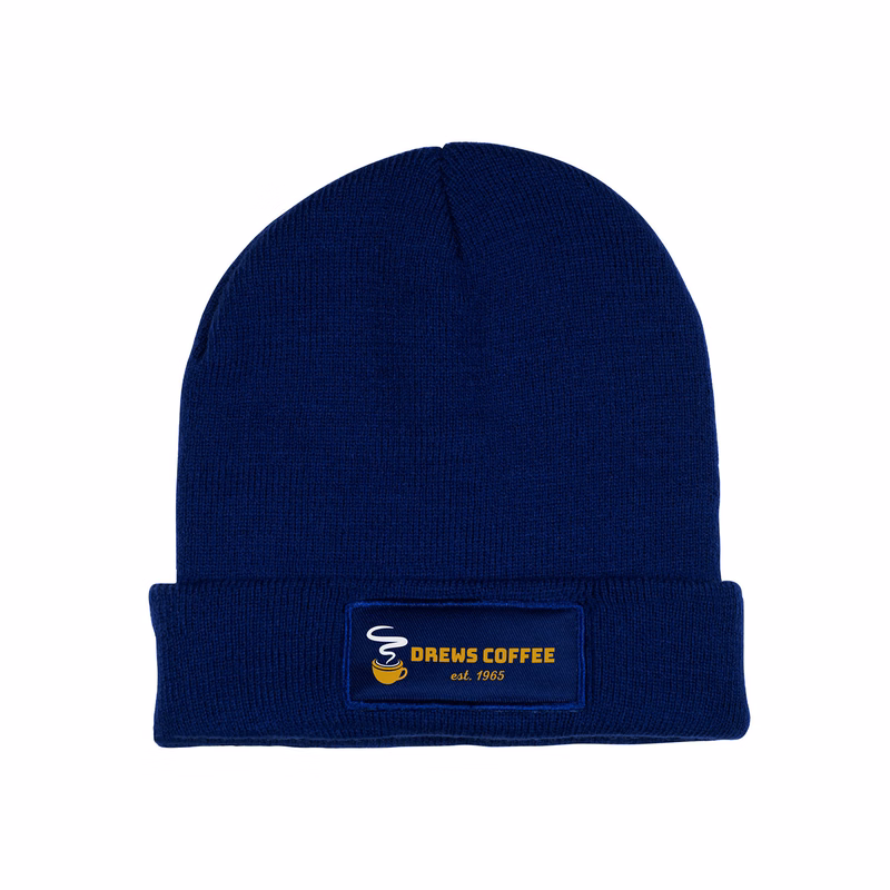 Knit Beanie With Patch