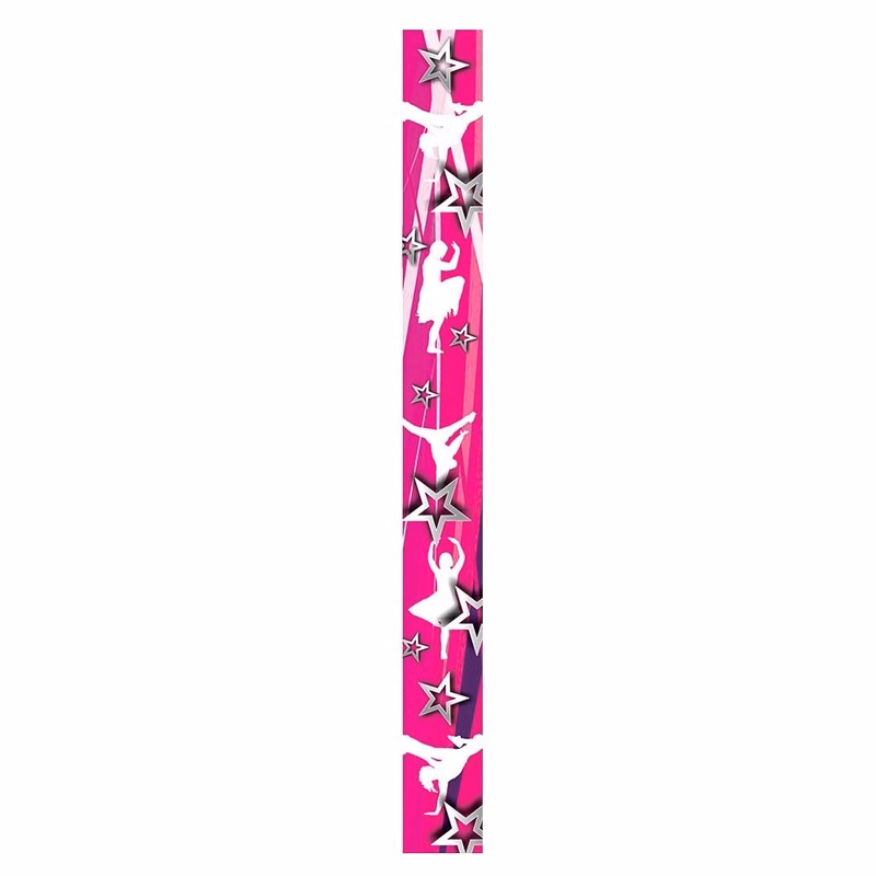 7/8" Stock DANCE Poly-Satin Sublimated Neck Ribbon
