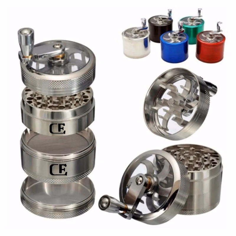 4-Layer Hand Crank Herb Grinder