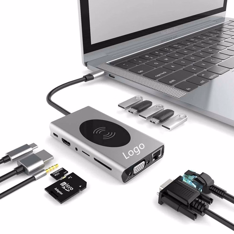 Wireless Charging Station Adapter 14 in 1